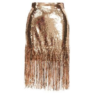 MSGM metallic sequins skirt